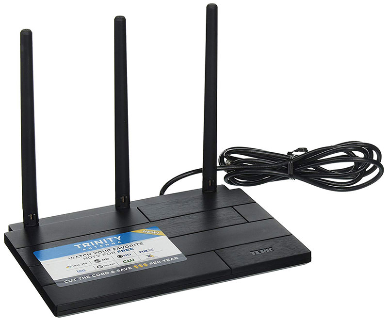 Terk Trinity Amplified Indoor HDTV Antenna | Surplus Giant
